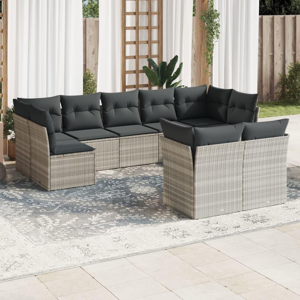 VidaXL Garten sofagarnitur poly-rattan  