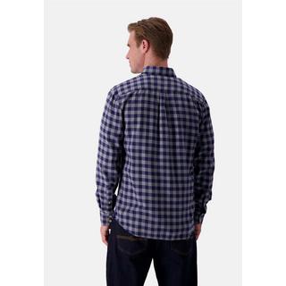 Colours & Sons Langarmhemd Printed Navy Vichy  