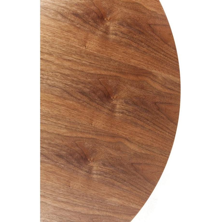 KARE Design Tavolo Invitation Round Noce tondo 120 cm  