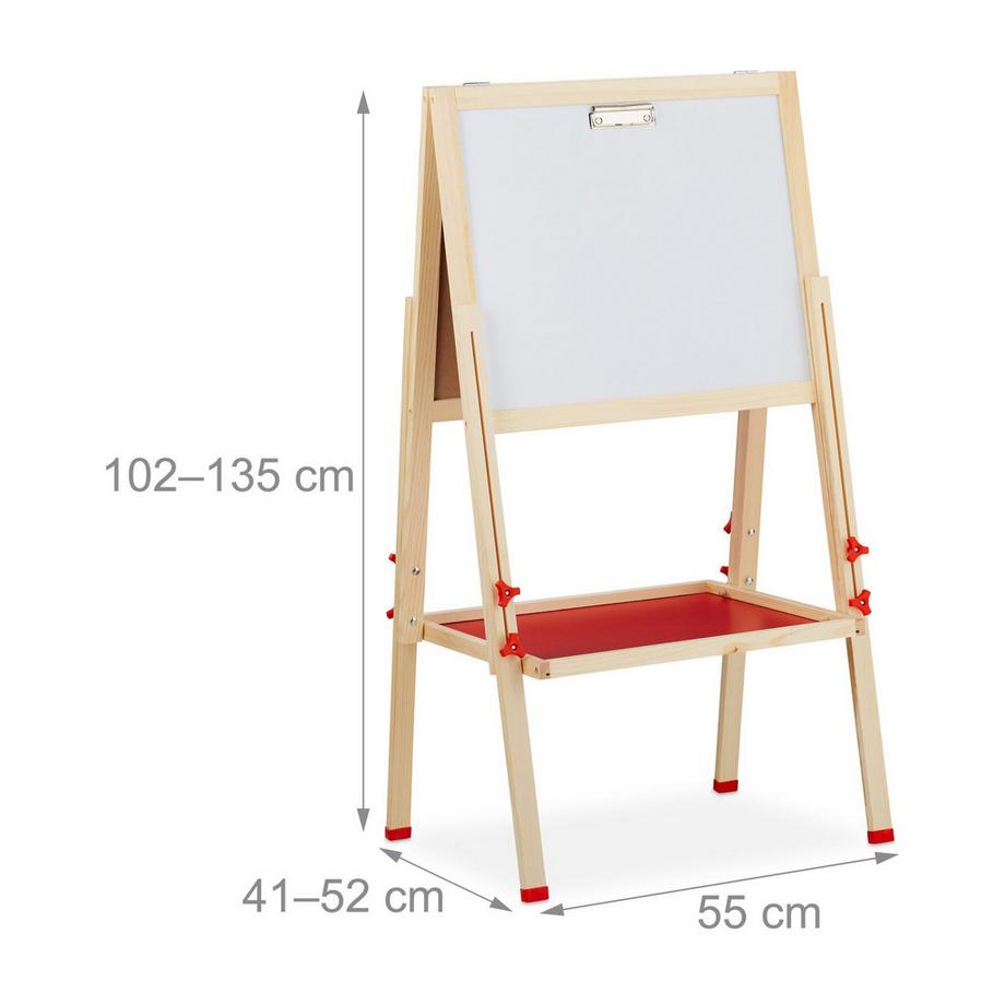 B2X  Chevalet à dessin 2 en 1 pour enfants 