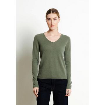 Maglione con scollo a V LILLY 2 - 100% cashmere