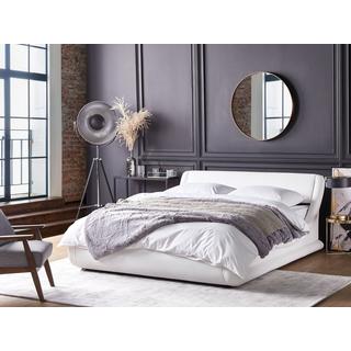 Beliani Letto contenitore en Pelle sintetica Glamour AVIGNON  