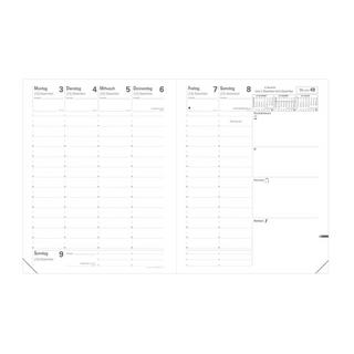 Quo Vadis Quo Vadis - Einlagen Terminkalender - 2025 - Pre 777 - Die Woche Planning - Deutsch - Dez/Dez - 21x27 cm - Clairefontaine-Papier Weiß - Hergestellt in Frankreich  