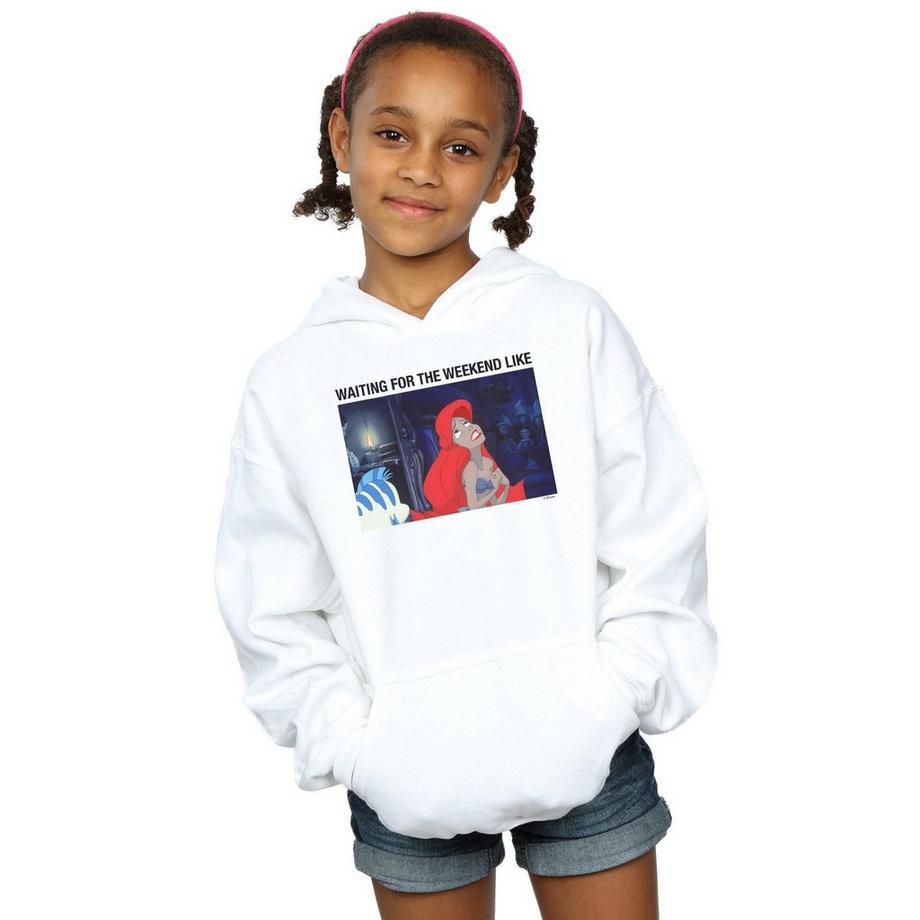 Disney  Sweat à capuche THE LITTLE MERMAID WAITING FOR THE WEEKEND 