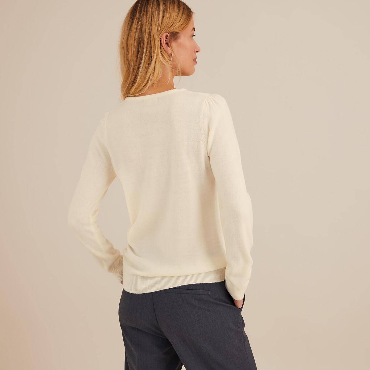 La Redoute Collections  Pullover mit rundem Ausschnitt 