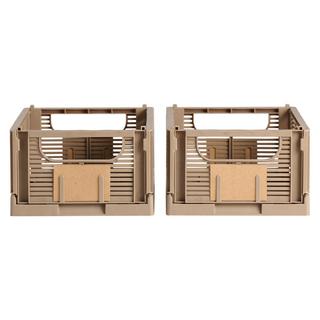 SCHOU Aufbewahrungsbox DELUXE faltbar, recycled Plastic, M 2er Pack  