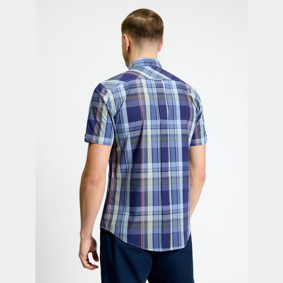 BEN SHERMAN Chemise Manches Courtes à Carreaux  