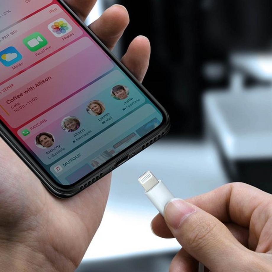 Apple  Apple USB-C/Lightning 1m Kabel Weiß 