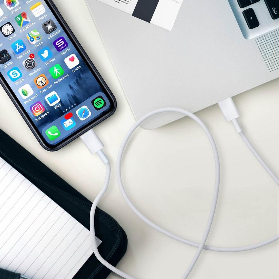 Apple  Apple USB-C/Lightning 1m Kabel Weiß 