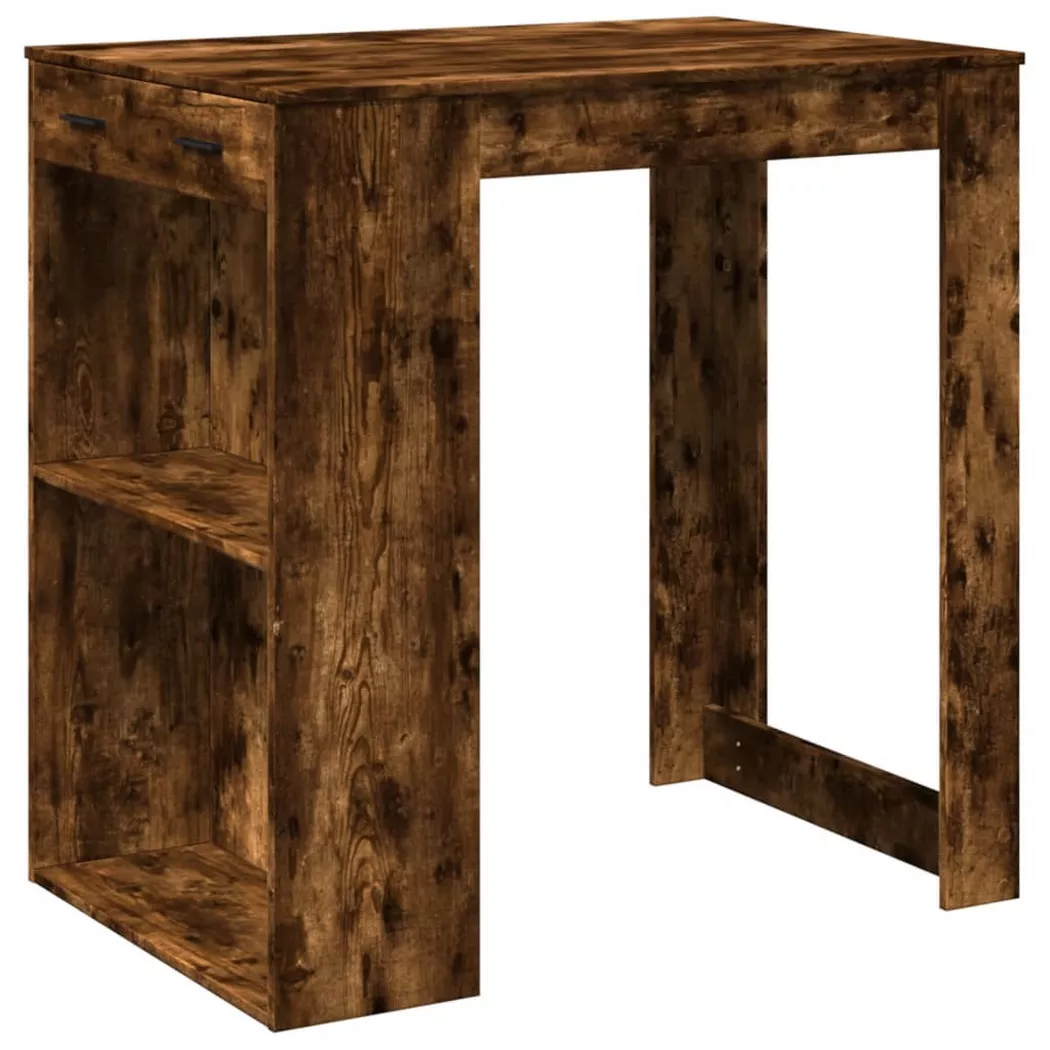 VidaXL - Table de bar bois d'ingénierie, One Size, Marron