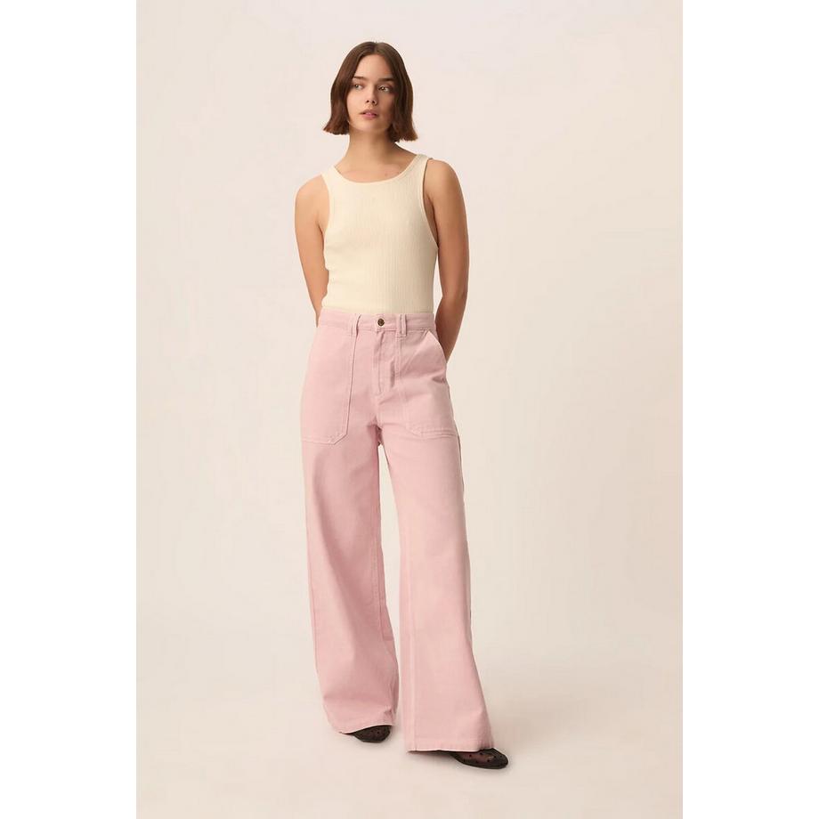 Des Petits Hauts Luka Weite Baumwollhose  