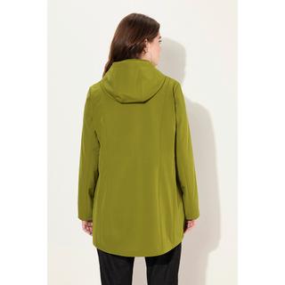 Ulla Popken  Giacca HYPRAR impermeabile in softshell con cappuccio staccabile 