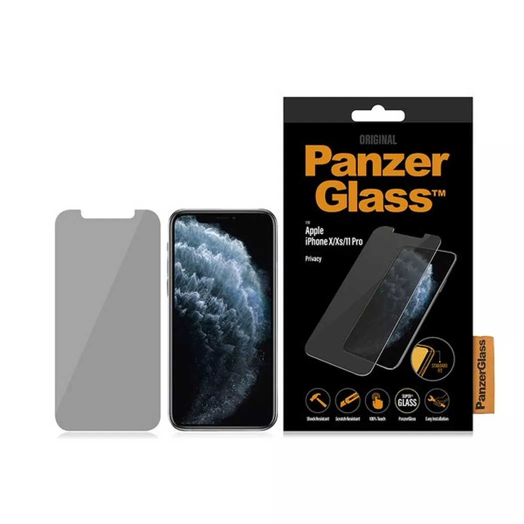PanzerGlass ® Privacy Screen Protector iPhone 11 Pro | Xs | X | Standard Fit Clear screen protector Apple 1 pc(s)