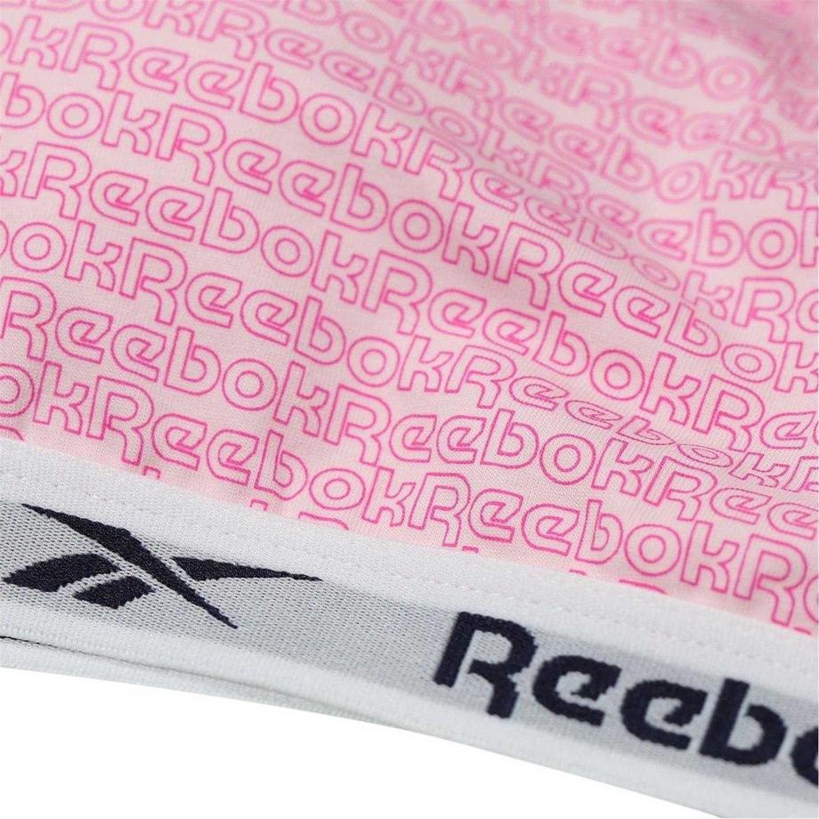 Reebok Haut Court avec Motif Logo Répété  