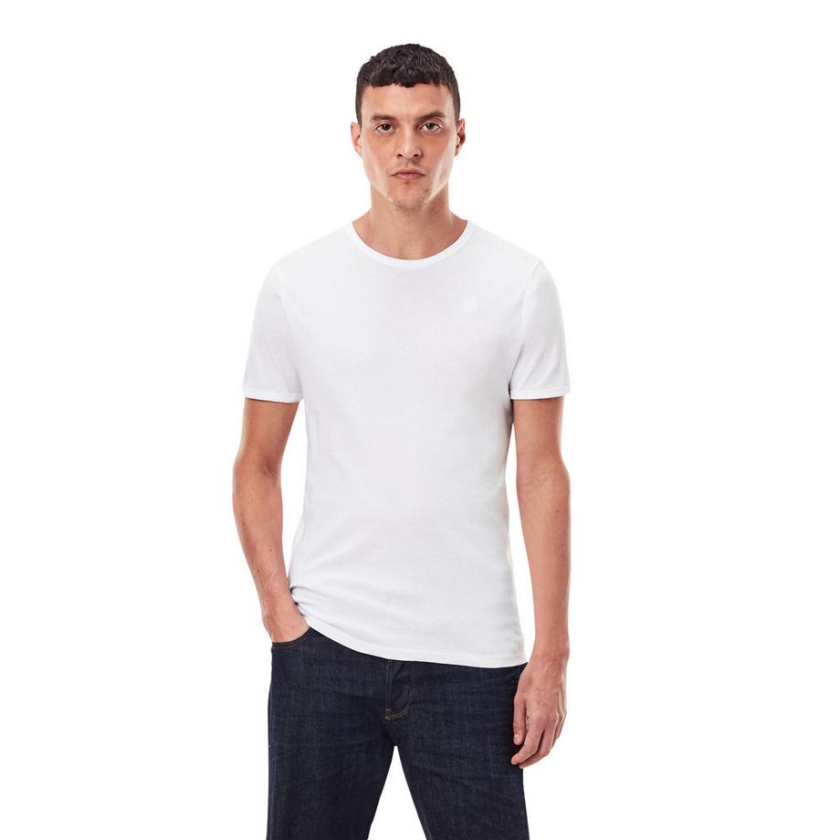 G-STAR Lot de 2 T-Shirts Base Col Rond Manches Courtes  