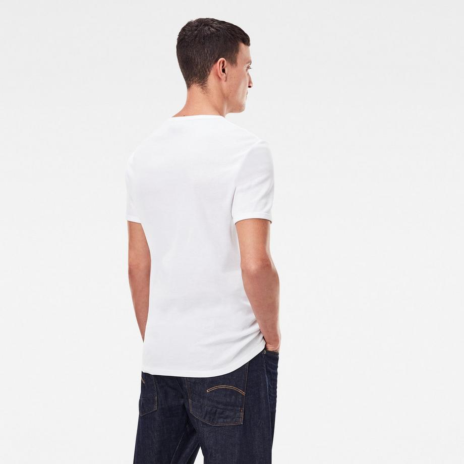 G-STAR Lot de 2 T-Shirts Base Col Rond Manches Courtes  