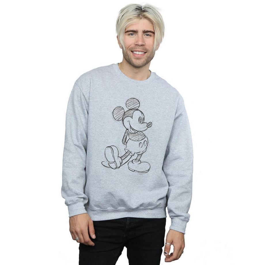 Disney Mickey Mouse Sketch Print Sweatshirt  