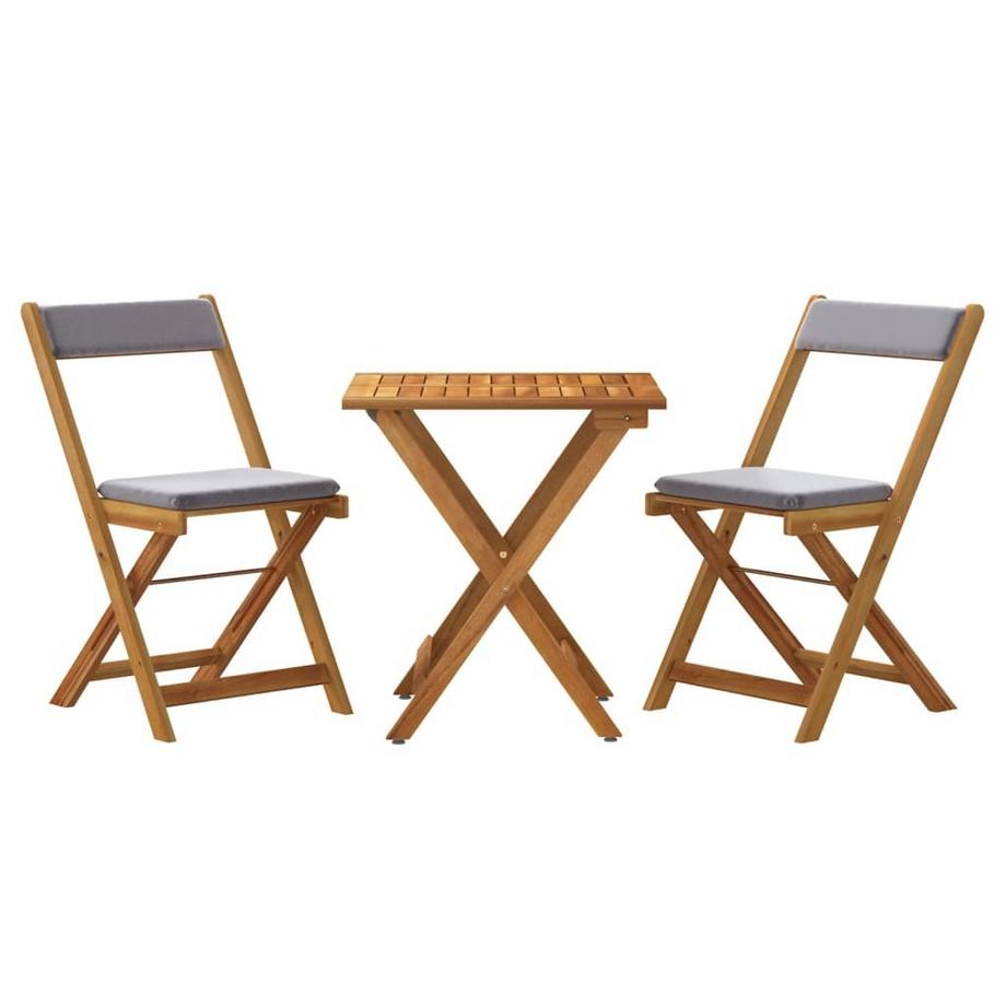 VidaXL set bistrò Legno  
