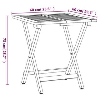 VidaXL Bistro set holz  