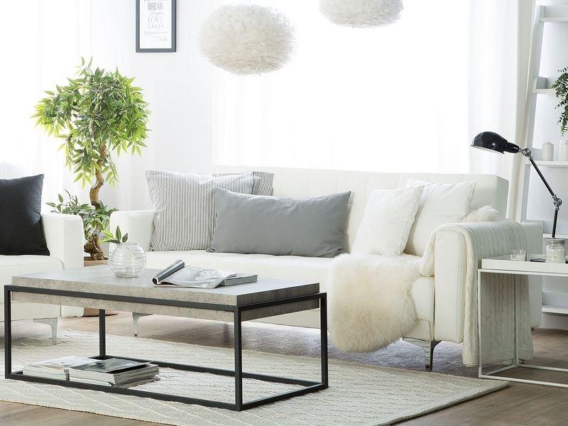 Beliani 3 Sitzer Sofa aus Kunstleder Modern ABERDEEN  