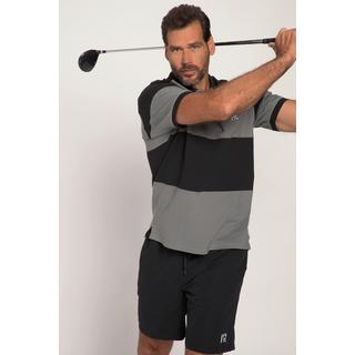 JP1880  Maglia polo da golf con righe e mezze maniche 