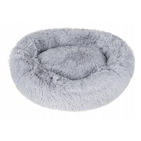 Northio  Lit pour chien en duvet gris 
