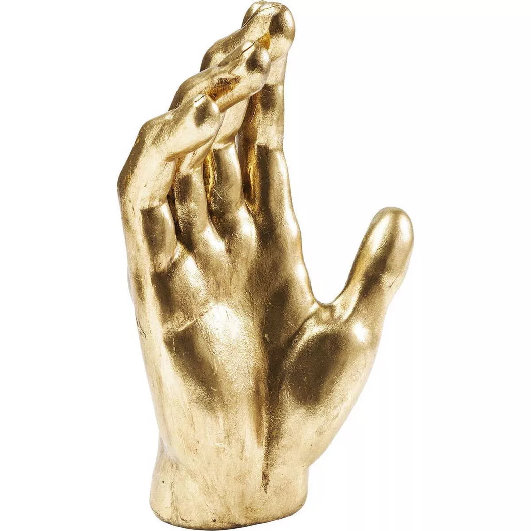 Kare Design Dekoobjekt "Deko Objekt Mano Gold 35cm"