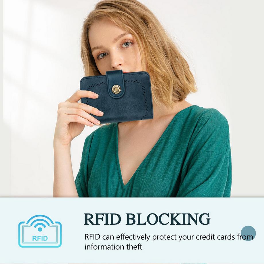 Only-bags.store Portafoglio Vintage Grande Capacità in Pelle PU  