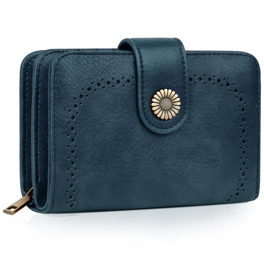 Brieftasche Große Kapazität PU-Leder Vintage Brieftasche