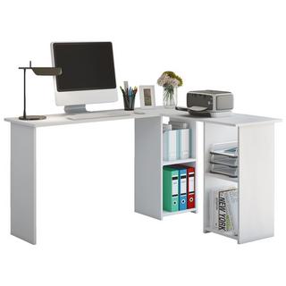 VCM Computertisch | Eckschreibtisch | Maße H. 73 x B. 136 x T. 112 cm | Schreibtisch mit PC-Fach – Lusias  