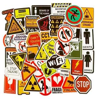 Gameloot Paquet d'Autocollants - Warning Signs  