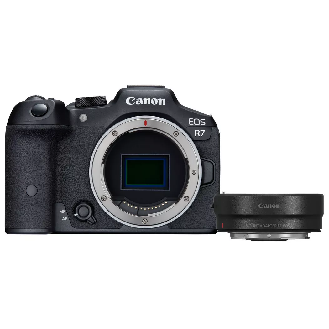 Canon EOS R7 + EF- R MILC Body 32.5 MP CMOS 6960 x 4640 pixels Black