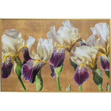 Gerahmtes Bild Iris 150x100
