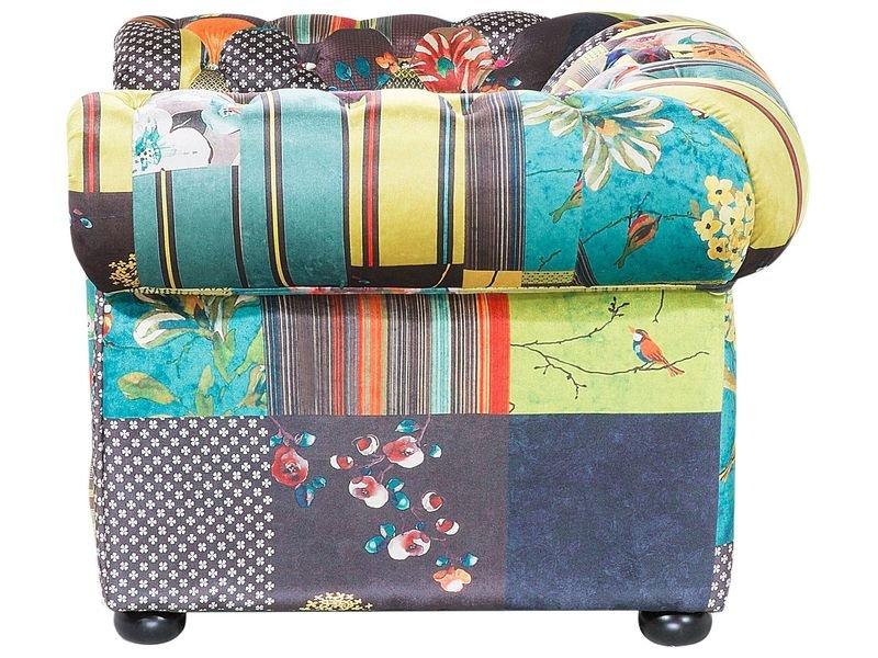 Beliani Poltrona en Poliestere Moderno CHESTERFIELD  