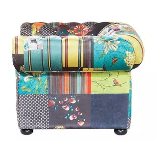 Beliani Poltrona en Poliestere Moderno CHESTERFIELD  