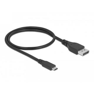 DeLock  DeLOCK Câble bidirectionnel USB Type-C à DisplayPort (Mode DP Alt) 8K 60 Hz, 0,5 m DP 8K certifié 