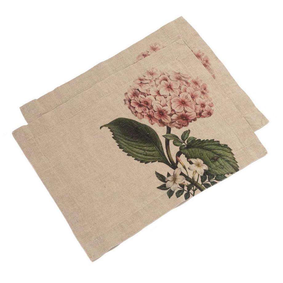 Lot de 2 sets de table HORTENSIA