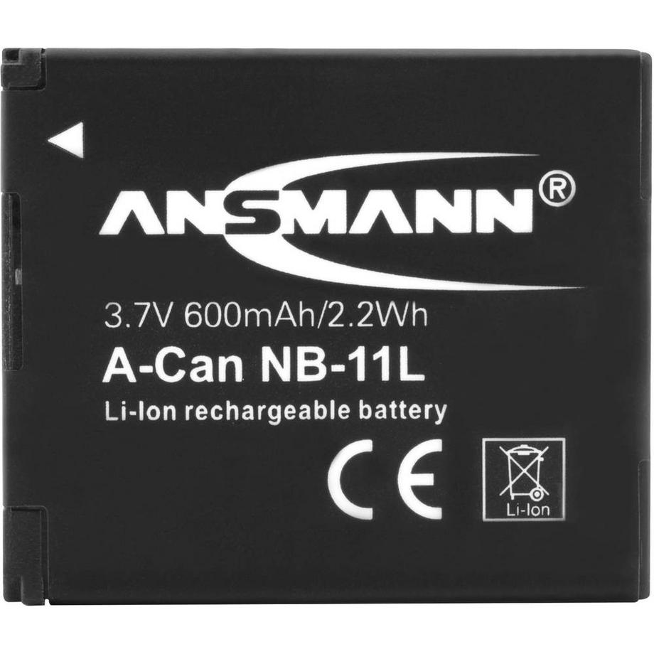 ANSMANN  A-Can NB 11L Batteria ricaricabile fotocamera sostituisce la batteria originale (camera) NB-11L, NB-11L 