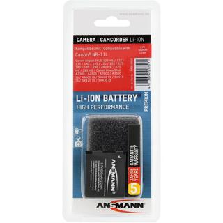 ANSMANN  A-Can NB 11L Batteria ricaricabile fotocamera sostituisce la batteria originale (camera) NB-11L, NB-11L 