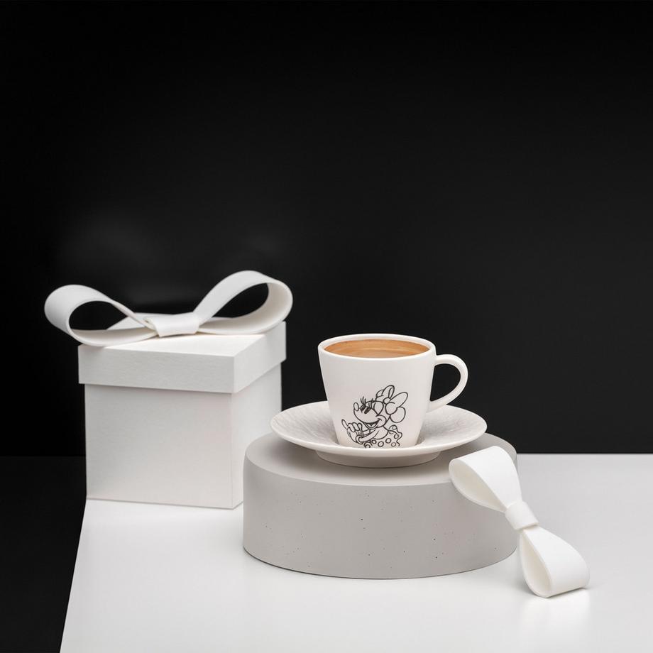 Villeroy&Boch Sous-tasse à café Manufacture Rock blanc - Mickey Mouse  