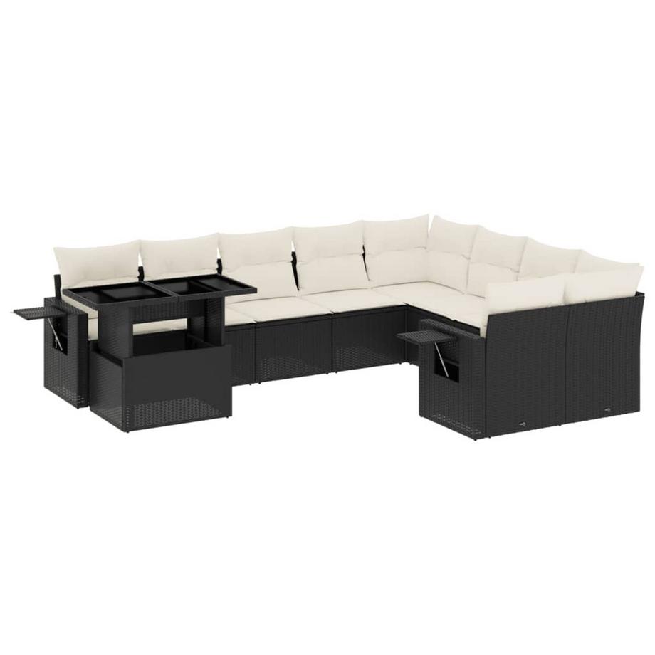 set divano da giardino Polirattan
