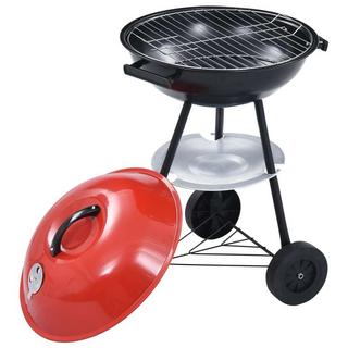 VidaXL grill portatile Acciaio  