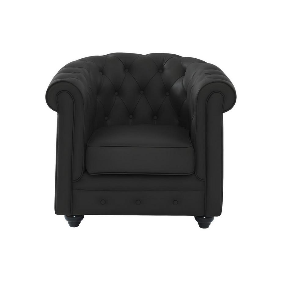 Vente-unique Fauteuil en cuir de buffle CHESTERFIELD  