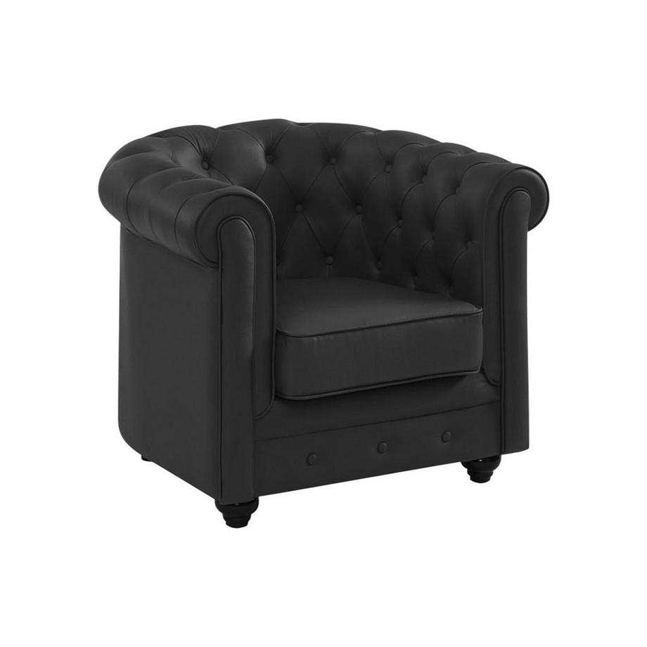 Vente-unique Fauteuil en cuir de buffle CHESTERFIELD  