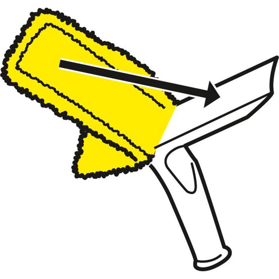 KÄRCHER Mikrofaser Wischbezug Outdoor (2 Stück)  