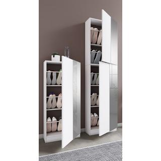 VCM Holz Schuhschrank Schuhkommode Schuhregal Schuhständer Fulisa L Spiegel  