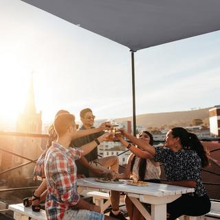 B2X Sonnensegel rechteckig  