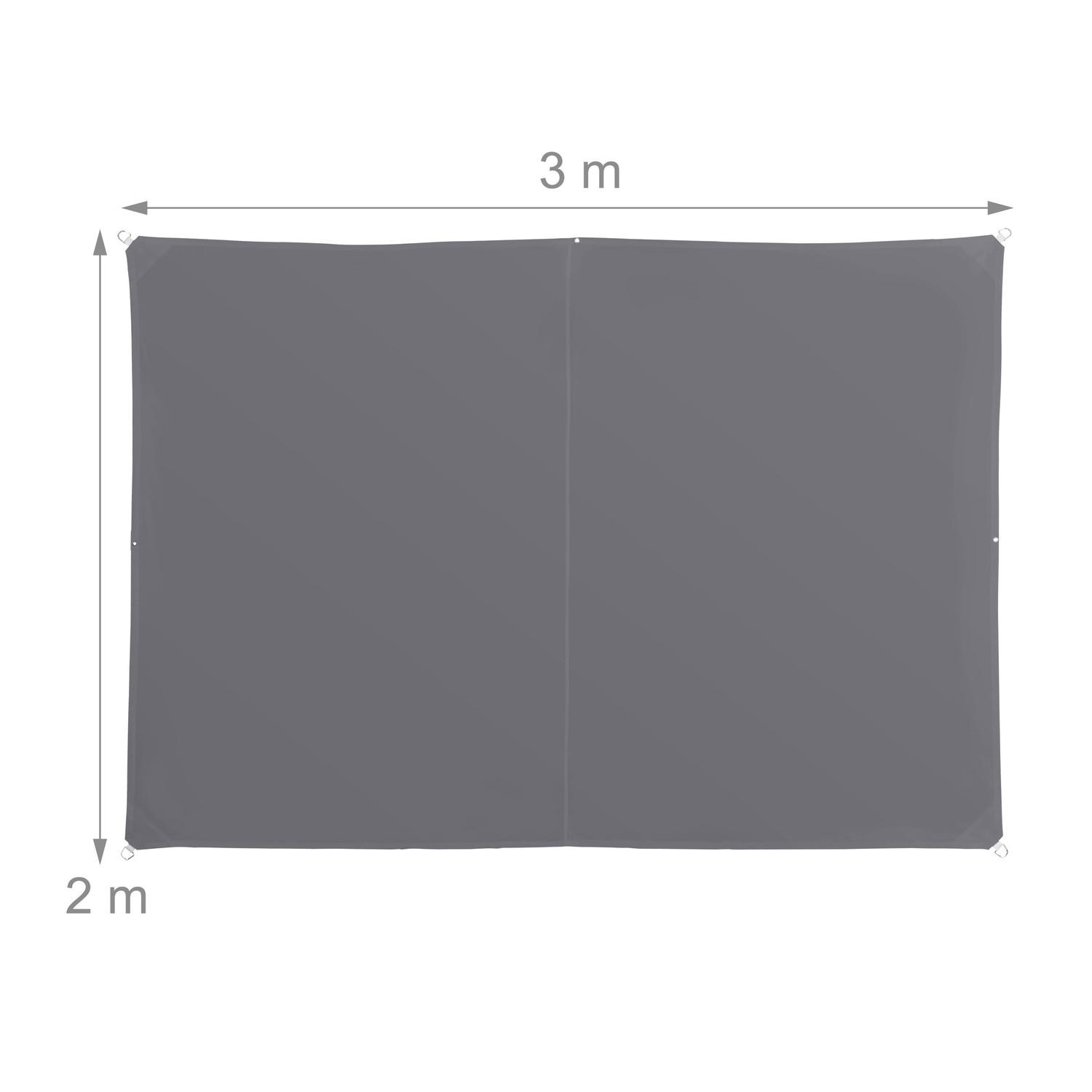 B2X Sonnensegel rechteckig  