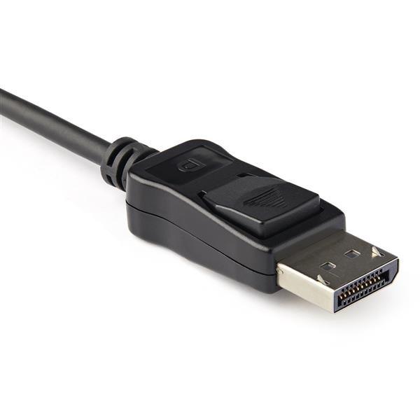 STARTECH.COM  StarTech.com Adattatore DisplayPort a HDMI 4K 60Hz - Convertitore video attivo da DP 1.4 a HDMI 2.0 - Dongle/Cavo adattatore per Monitor/TV/Display HDMI - Connettore DP a scatto 