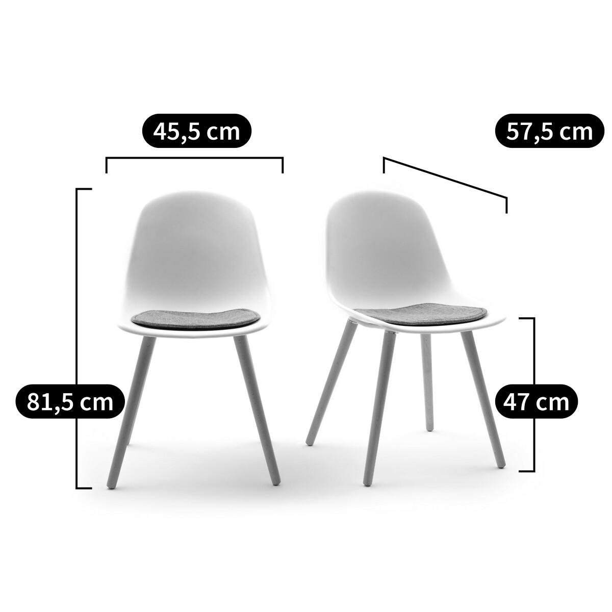 La Redoute Intérieurs Lot de 2 chaises  